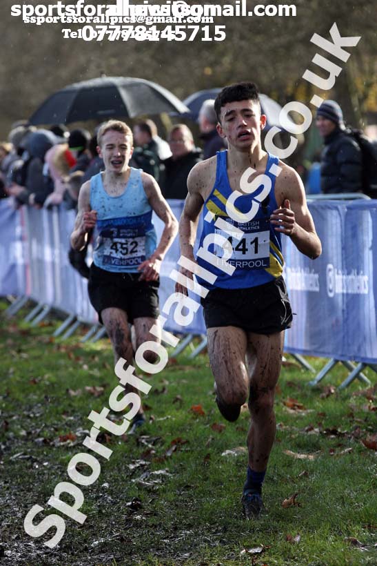 Boys under-15s 2017 British Athletics Liverpool Cross Challenge, Sefton Park, Liverpool. Photo:  David T. Hewitson/Sports for All Pics